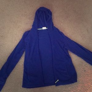 Royal blue zip up jacket